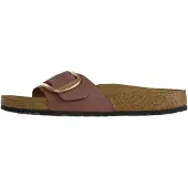 Birkenstock Damen Madrid Big Buckle Nubukleder Damen Pepper Narrow-Schuhgröße 39