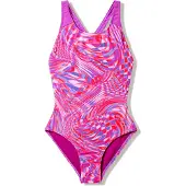 Speedo Badeanzug "PRINT SPLASHBACK PNK/PUR"