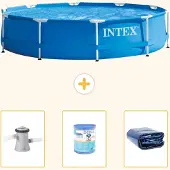 Intex Frame Pool Rund - 305x76 cm - 4-teilig S21328