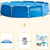 Intex Frame Pool Rund - 305x76 cm - 4-teilig S21330