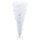 Syfax Künstlicher Weihnachtsbaum, verkehrt herum PVC, steel Weiß