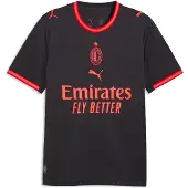 Puma ACM Third Jersey Replica flat dark gray-glowing red (03) XL