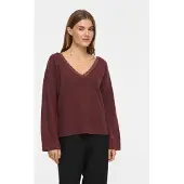 Vila Viliga V-ausschnitt Strickpullover