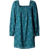 Pepe Jeans für Damen. PL9537902 Kleid Gemma grün (S), Lässig, Baumwolle, Langarm