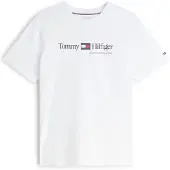 Tommy Hilfiger "BRAND LOVE RWB GRAPHIC" Auffälliger Frontprint mit Schriftzug, normale Passform