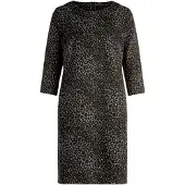 Betty Barclay Jerseykleid "Jerseykleid knielang", Damen, Gr. 46, EURO, schwarz (schwarz, beige), Obermaterial: 69% Polyester PES. 29% Viskose CV. 2% Elasthan EL., Kleider Jerseykleid