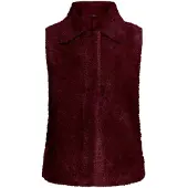 Betty Barclay Strickjacke "Strickweste mit Kragen", Damen, Gr. 36, lila (schwarz aubergine), Strickjacken Strickjacke