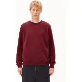 Armedangels - Baaro Fleece - Pullover Gr M rot