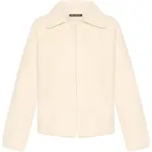 Betty Barclay Cardigan "Strick-Cardigan mit Kragen", Damen, Gr. 42, weiß (creme), Strickjacken Cardigan