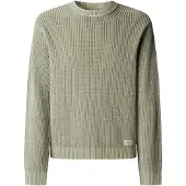 Pepe Jeans für Herren. PM7000093 Pullover Dorian Crew grün (XL), Lässig, Baumwolle