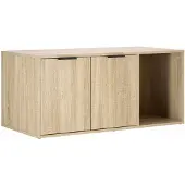 vidaXL Katzenkiste Möbel Sonoma-Eiche 100 x 49 x 45 cm Holzwerkstoff