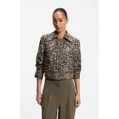 Hugo Boss Kurzblazer "Janima Premium Damenmode" mit geschlitzten Ärmeln, Regular Fit