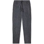 Schiesser Pyjamahose "Mix + Relax" gestreift, seitliche Taschen, Bindekordel