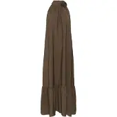 Kaffe Midikleid "Damen Kleid KAgilda", Damen, Gr. 40, N-Gr, braun (carafe), Obermaterial: 88% Viskose LENZING ECOVERO CV LenzEcov. 12% Polyamid PA., Kleider Midikleid