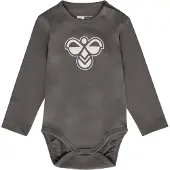 Hummel Baby-Body mit langen Ärmeln Logo
