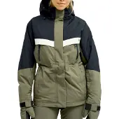 Roxy Snowboardjacke "15K Glacial Grace", Damen, Gr. M, beetle, Obermaterial: 100% Polyester., Jacken Snowboardjacke