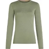 Icebreaker - Women's 260 Tech L/S Crewe - Merinounterwäsche Gr M oliv