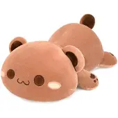 Sonstiges Plüschtier Bär Kuscheltier Stofftier Kawaii Bär Plüschkissen 50cm Braun