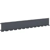 vidaXL Raseneinfassung 20 stk. 102 x 15 x 4 cm Stahl Anthrazit