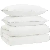 vidaXL Gänsedaunen-Bettdecken-Set 90% FULDA 3 stk. 240 x 260 cm Weiß