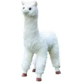 Sonstiges Alpaka Kuscheltier Groß Stehend Realistisch 38cm Weiß