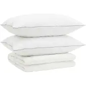 vidaXL Gänsedaunen-Bettdecken-Set 90% FULDA 3 stk. 200 x 200 cm Sommer