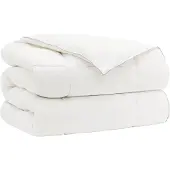 vidaXL Bettdecke 200x200 cm Winter 450 GSM Australische Wolle Weiß