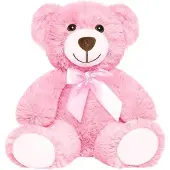 Sonstiges Teddybär Plüschtier 13,5 Zoll Rosa 1 Stück