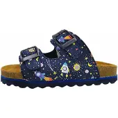 Jane Klain Kinderschuhe Jungen Hausschuhe Pantolette Blau Freizeit