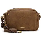 Tamaris Umhängetasche "Umhängetasche TAS Malou", Damen, Gr. B/H/T: 23cm x 16cm x 7cm 0, braun (cognac 700), Polyester, Taschen Umhängetasche