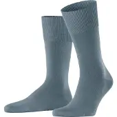 Falke ClimaWool Herren Socken, 45-46, Blau, Uni, Wolle