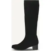 Caprice Women Long Boot Heel Textil, schwarz, 39