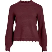 Vila Vinikolina Stehkragen Strickpullover