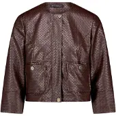 Betty Barclay Jackenblazer "Blazer-Jacke mit aufgesetzten Taschen", Damen, Gr. 38, braun (muskat), Obermaterial: 50% Polyurethan PU. 50% Polyester PES., Blazer Jackenblazer