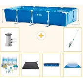 Intex Rechteckiger Frame Pool - 450x220x84 cm - 7-teilig S20063
