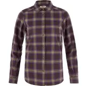 Fjällräven övik Classic Flannel Shirt W black oak-dark violet (294-425) XXS