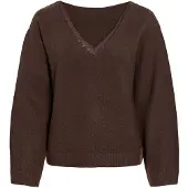 Vila Viliga V-ausschnitt Strickpullover