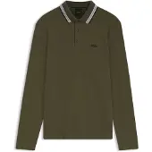 BOSS Plisy 10266738 Green Langarm-polo