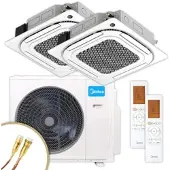 Midea Multisplit Klimaanlage Decke | MCA4U | 2,6 kW + 3,5 kW | Quick-Connect