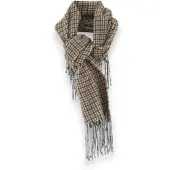 Bellerose für Damen. BW262835 F2645F Schal Milan Karo beige (OSFA), Lässig, Wolle