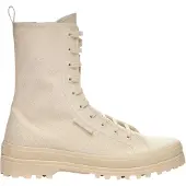 Superga - "2341 Alpina" Stiefel für Damen, Canvas, Plattform-Absatz GT41306 (38 EU) (Rau Beige)