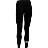 Calvin Klein Leggings , Damen, Gr. XL, N-Gr, schwarz, Single Jersey, Obermaterial: 90% Polyamid, 9% Elasthan, 1% Polyester, figurbetont lang, Hosen Leggings
