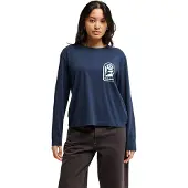 Quiksilver - Women's Standard L/S Tee - Longsleeve Gr L blau