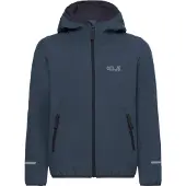 Jack Wolfskin Softshelljacke "FOURWINDS JKT K" wasserabweisend, windabweisend, mit Reißverschluss