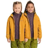 Jack Wolfskin - Kid's Iceland 3in1 Jacket - Doppeljacke Gr 152 gelb