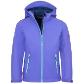 TROLLKIDS - Girl's Trollfjord Jacket - Softshelljacke Gr 176 blau