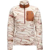 Black Diamond - Women's Rift Half Zip Fleece Jacket - Fleecepullover Gr XL beige