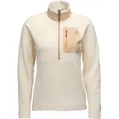 Black Diamond - Women's Rift Half Zip Fleece Jacket - Fleecepullover Gr XS beige