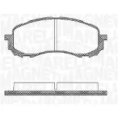 MAGNETI MARELLI Bremsbelagsatz, Scheibenbremse 363916060400 für SUBARU