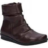 Josef seibel Stiefelette "Violet 02, bordeaux", Damen, Gr. 38, rot (bordeaux), Obermaterial: 100% Rindsleder Leather cow., Schuhe Stiefelette